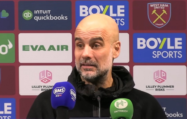 开云体育下载-瓜帅：哈兰德身边有两亿名中后卫，他踢的是地球上最难踢的位置